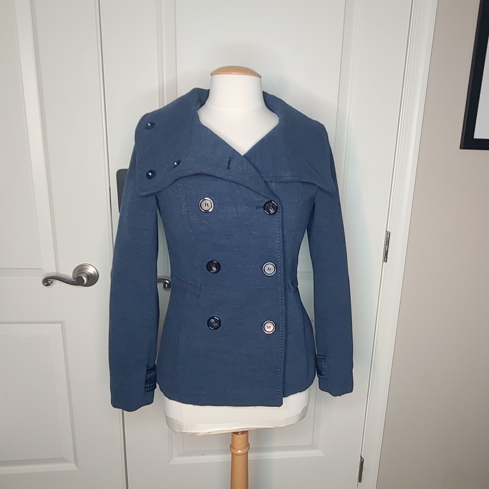 H&M Blue Peacoat